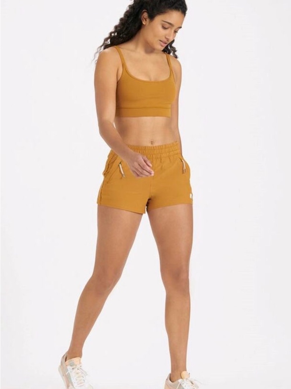 43. Vuori Dash Athletic Shorts in golden